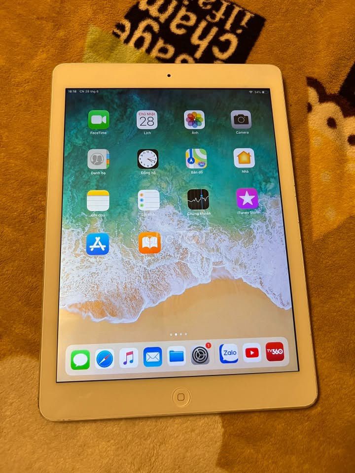 Apple iPad Air 1 Wifi 16GB Bạc. Mua bán Máy tính bảng tại Quận Thanh Xuân Hà Nội được đăng bởi Hội Đồ Điện Tử hình 1