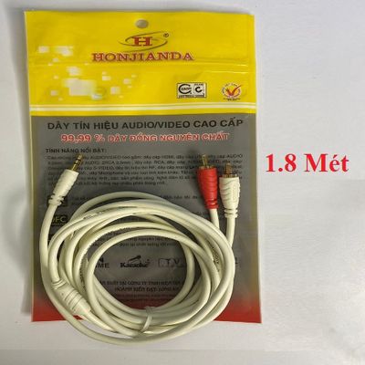 Dây AV HJD 3.5 Ly Ra 2 Bông Sen 1.8 Mét. Mua bán Phụ kiện (Màn hình, Chuột...) tại Quận 10 Tp Hồ Chí Minh được đăng bởi Công ty Hoàng Thịnh