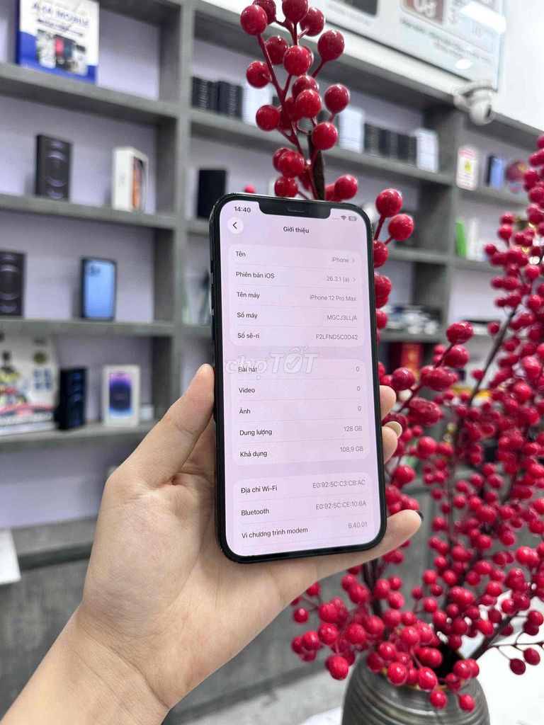 Apple iPhone 12 Pro Max 128GB Vàng. Mua bán Điện thoại tại Quận Cầu Giấy Hà Nội được đăng bởi Táo Zin Hà Nội hình 1