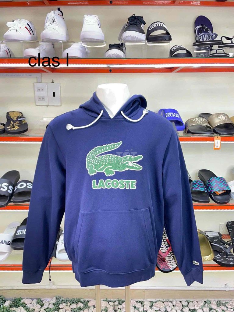 Áo hoodie Lacoste nam Xanh navy. Mua bán Quần áo tại Thị xã Bình Long Bình Phước được đăng bởi Lâm thiên đường hàng hiệu hình 1
