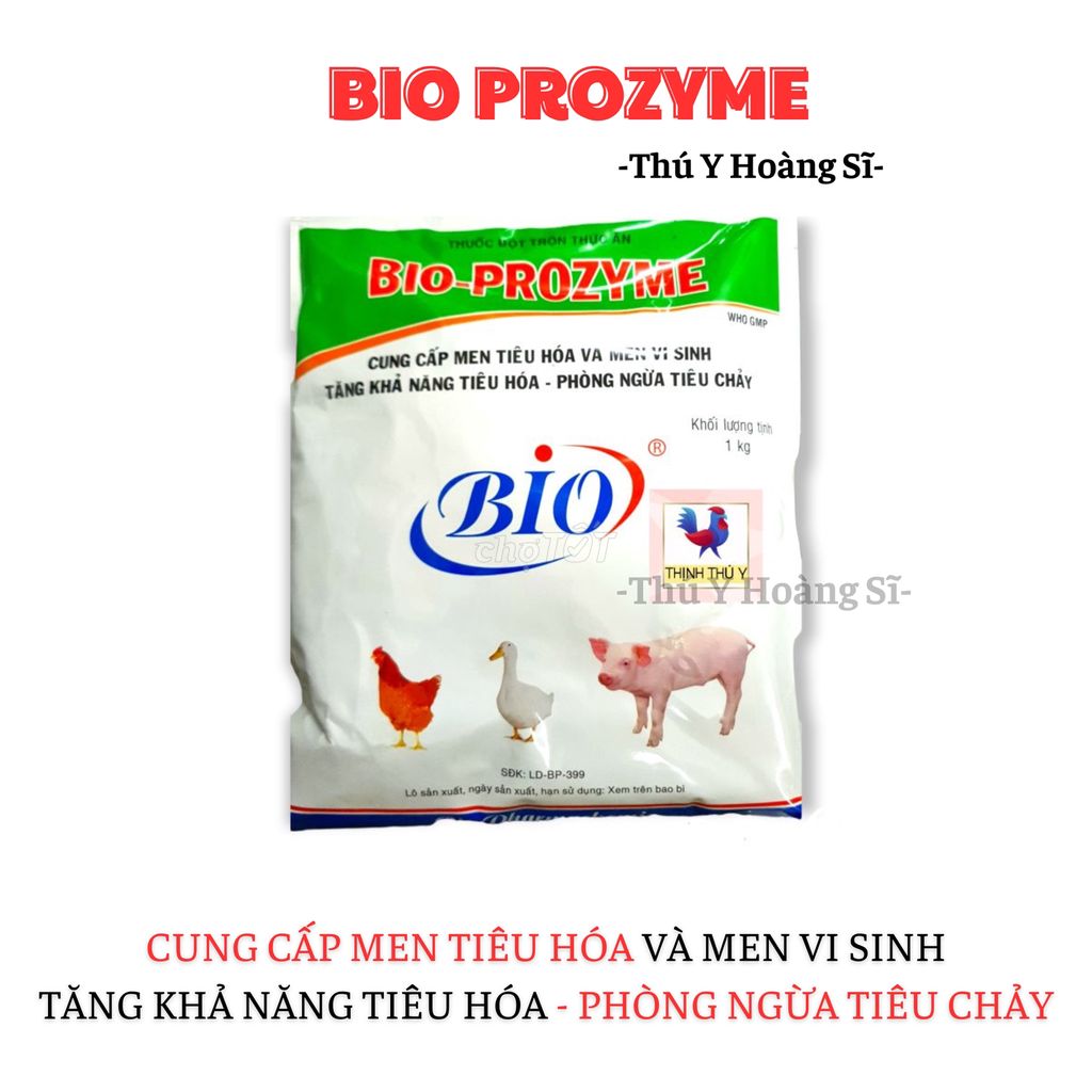 Bio prozym men tiêu hoá trộn thức ăn cho vật nuôi