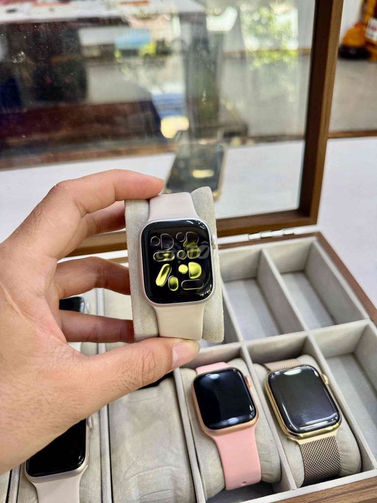 Apple Watch Series 9 41mm Trắng. Mua bán Thiết bị đeo thông minh tại Quận Thanh Khê Đà Nẵng được đăng bởi Apple Watch Chính Hãng SO1 DaNang hình 1