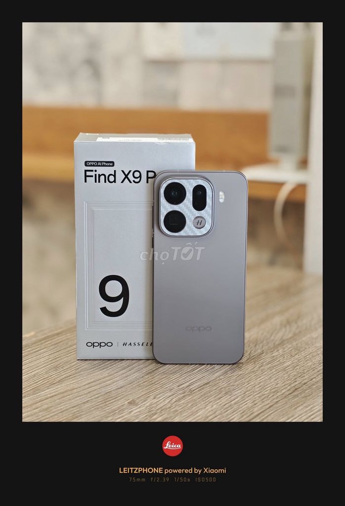 Oppo Find X9 Pro 512GB Xám. Mua bán Điện thoại tại Quận 10 Tp Hồ Chí Minh được đăng bởi Nguyễn Mạnh Hải hình 1