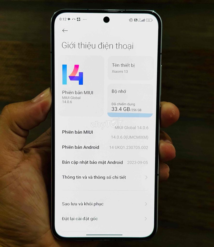 Xiaomi 13 5G 8/256GB lưng da đã unlock up quốc tế. Mua bán Điện thoại tại Quận Cầu Giấy Hà Nội được đăng bởi Mr Trường hình 1