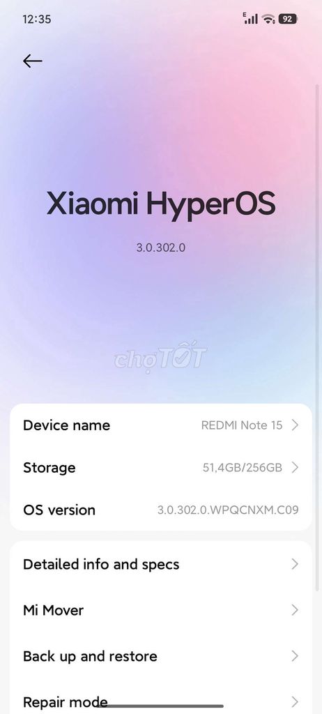 Xiaomi Redmi Note 15 256GB Trắng 8GB. Mua bán Điện thoại tại Huyện Bắc Tân Uyên Bình Dương được đăng bởi Tên chưa cung cấp hình 1
