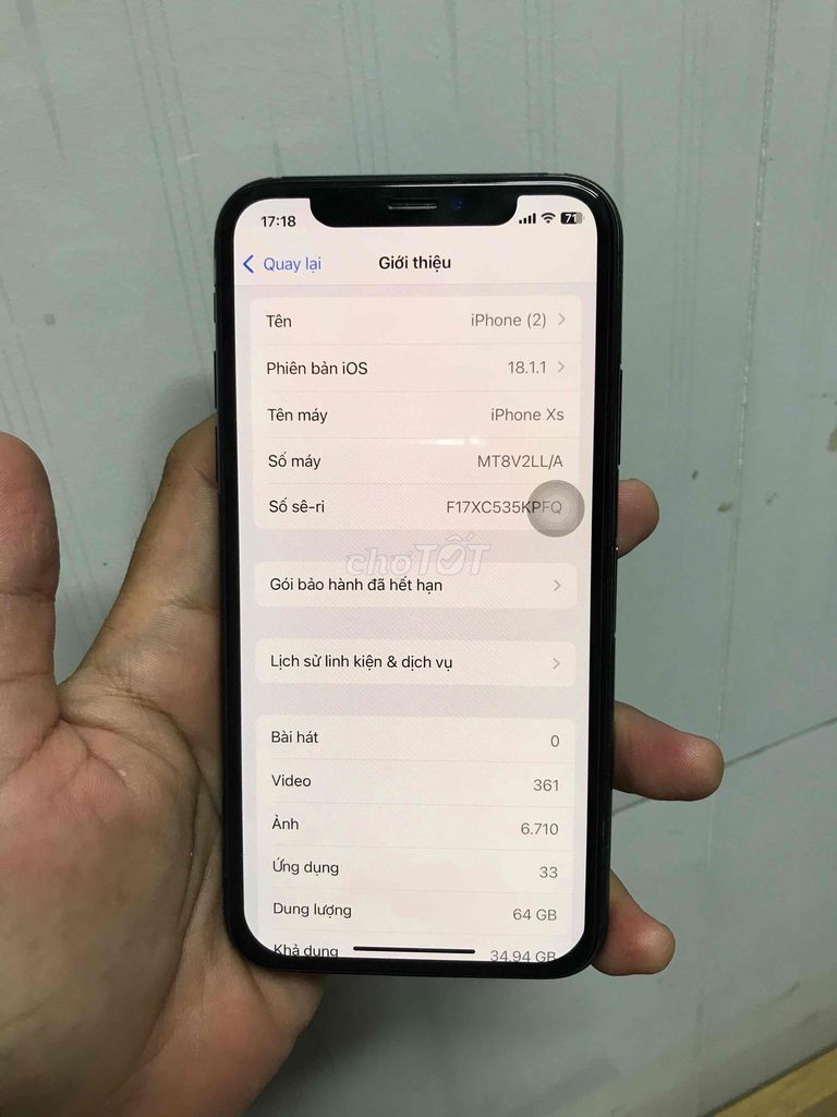 Iphone Xs 64gb mất face màn oled đẹp