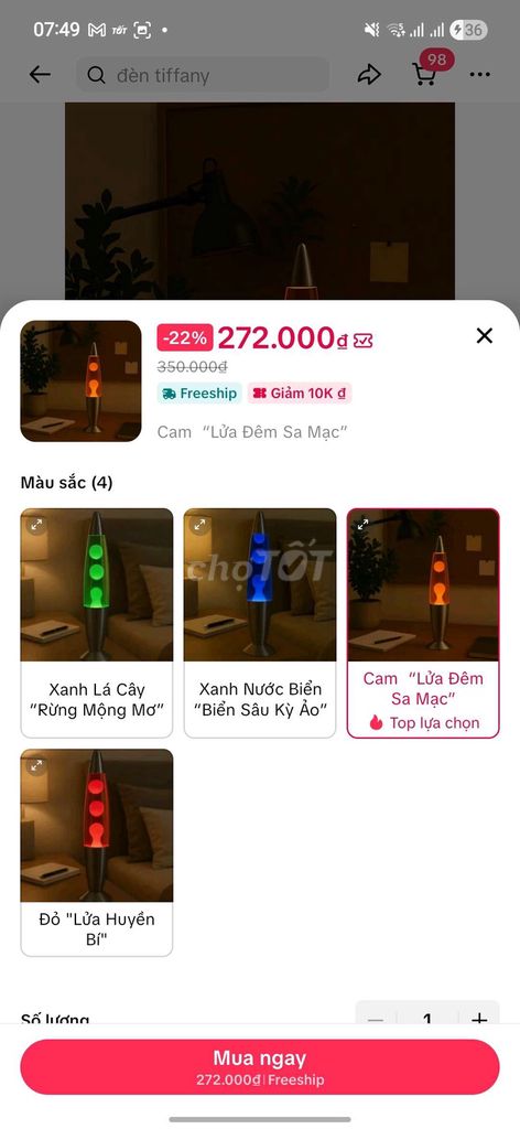 Đèn lava cam. Mua bán Đèn tại Quận 5 Tp Hồ Chí Minh được đăng bởi Jason Nguyen hình 1