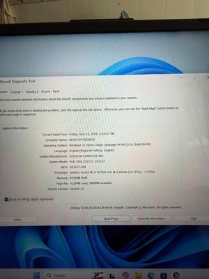 Asus ROG Strix G531GT i7 9750H 8GB/512GB GTX 1650