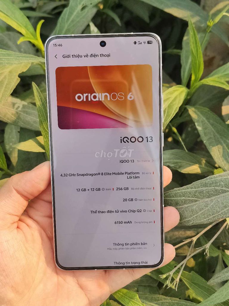 iQOO 13 256GB Xám xi măng. Mua bán Điện thoại tại Quận Ngô Quyền Hải Phòng được đăng bởi Nguyễn Trung hình 1