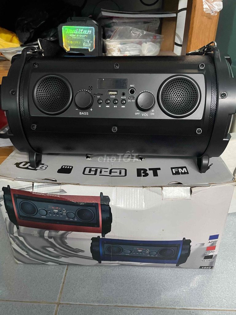 Loa bluetooth 1602 Đen. Mua bán Tivi, Âm thanh tại Quận 7 Tp Hồ Chí Minh được đăng bởi Kiến Quốc hình 1