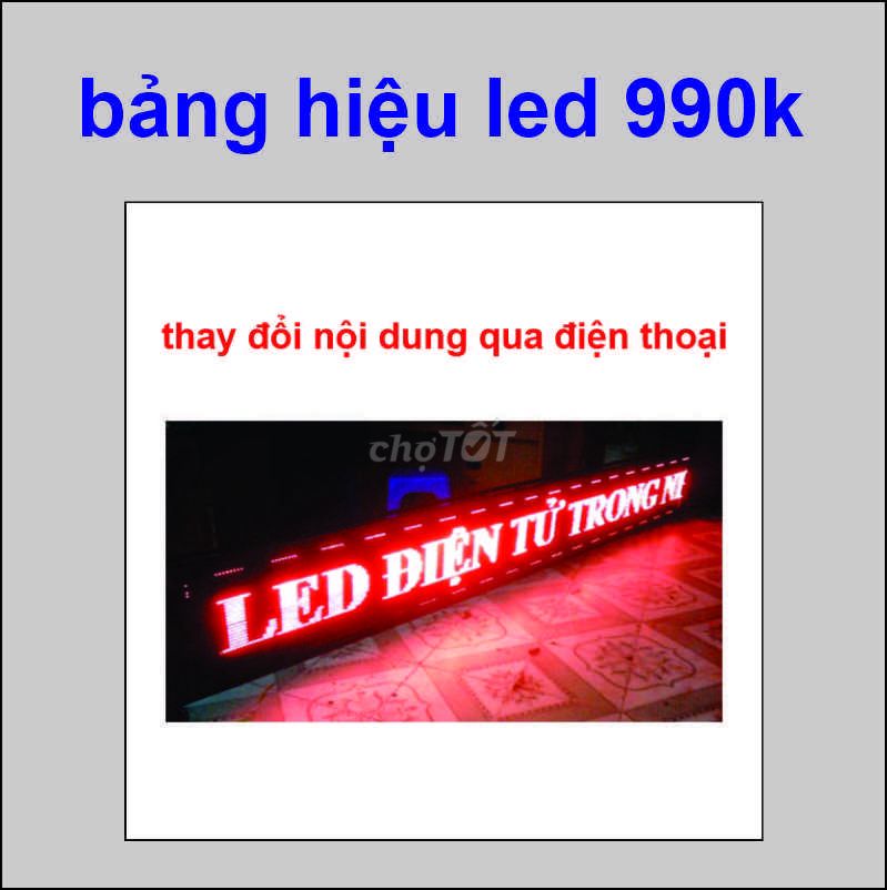 Đèn led bảng hiệu 4