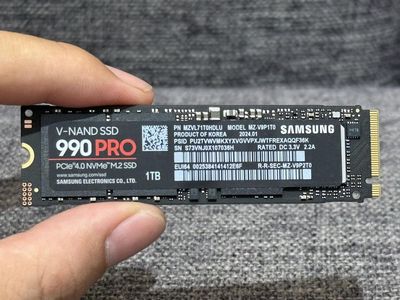 SSD Samsung 990 Pro 1TB M.2 NVMe PCIe new 100%