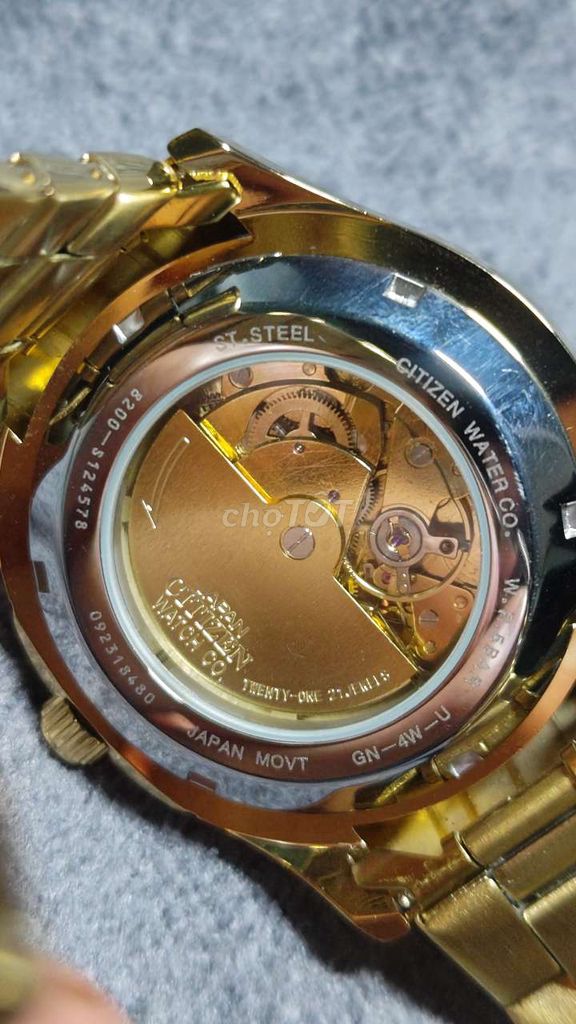 Đồng hồ Citizen Nam Thép không gỉ Vàng. Mua bán Đồng hồ tại Thành phố Bà Rịa Bà Rịa - Vũng Tàu được đăng bởi VUAHÙNG hình 4