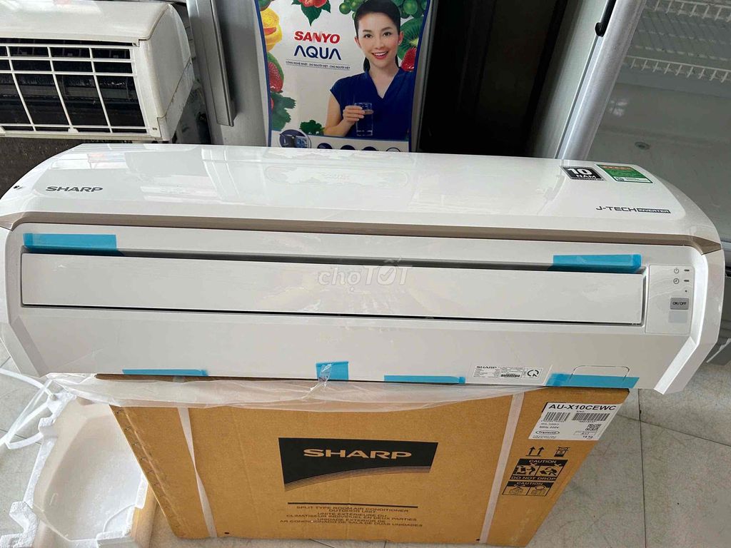 Máy lạnh Sharp AU-X10CEWC. Mua bán Máy lạnh, điều hoà tại Thành phố Vĩnh Long Vĩnh Long được đăng bởi Hoàng Di hình 1