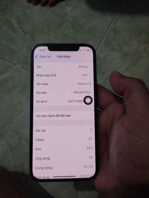 iPhone 12 V/N 64gb QT dư dùng thanh lý. Mua bán Điện thoại tại Thành phố Nha Trang Khánh Hòa được đăng bởi Thuong Nguyễn