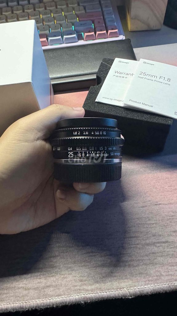 Ống kính SG Image 25mm F1.8 MF. Mua bán Máy ảnh, Máy quay tại Huyện Gia Lâm Hà Nội được đăng bởi Nguyễn Hoàng hình 1