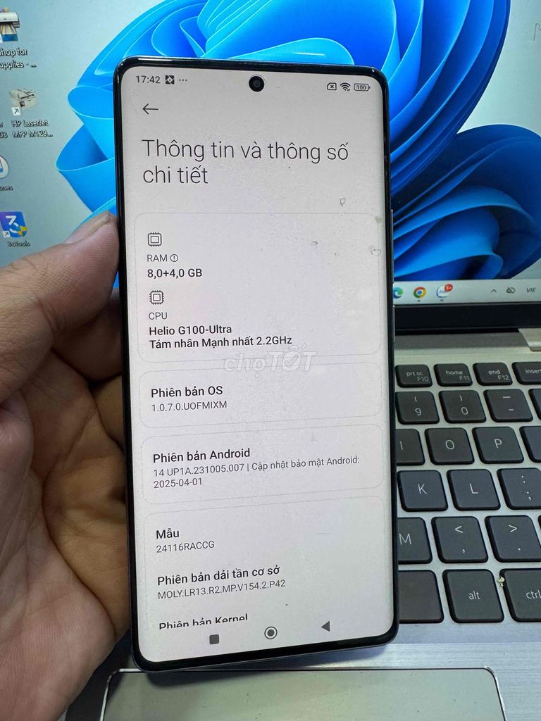 Xiaomi Redmi Note 14 Pro 256GB Xanh. Mua bán Điện thoại tại Quận 6 Tp Hồ Chí Minh được đăng bởi QUỐC THIÊN BÁN GÓP 0 ĐỒNG  hình 1
