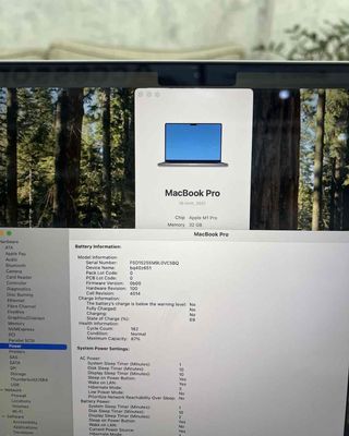 Macbook Pro 16" M1 Pro 32/512Gb Gray Đẹp 99%
