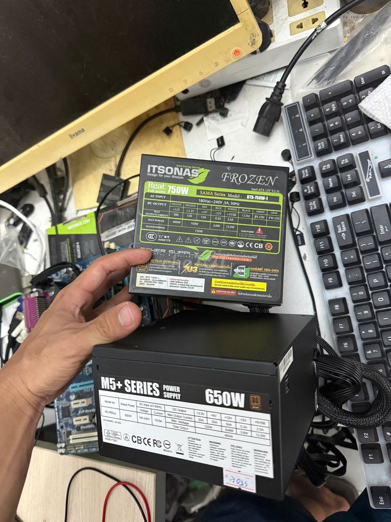 Nguồn SAMA Andyson 750W 80Plus 650k 650W 80P 650k. Mua bán Linh kiện (RAM, Card...) tại Huyện Hóc Môn Tp Hồ Chí Minh được đăng bởi Máy Tính Mạnh Vũ PC hình 1