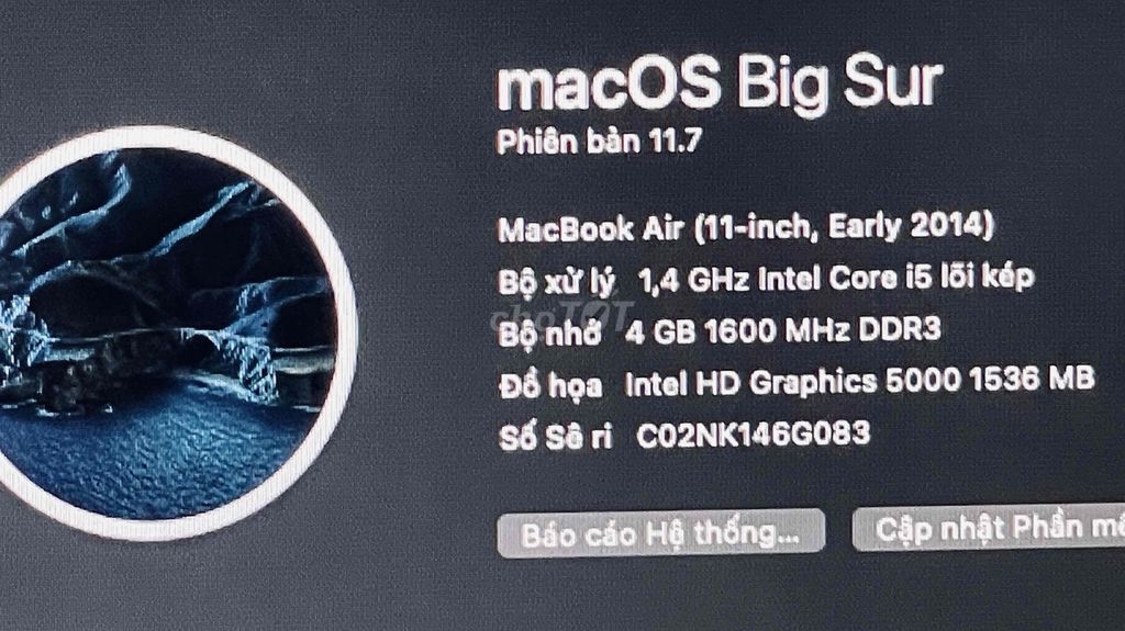 Apple MacBook Air i5 4GB Bạc. Mua bán Laptop tại Quận Hà Đông Hà Nội được đăng bởi Nữ Chính Smart hình 1