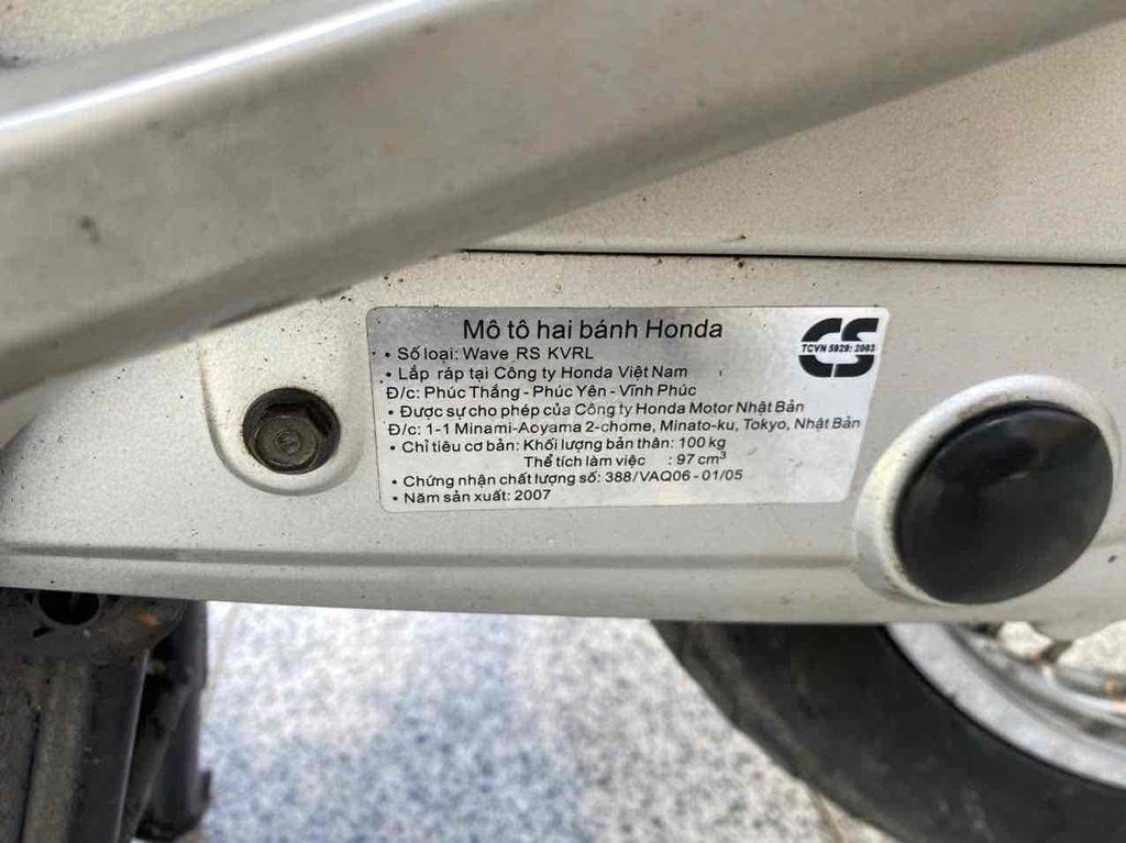 WAVE RS. Mua bán Xe máy tại Quận Ô Môn Cần Thơ được đăng bởi Trần Sang hình 6