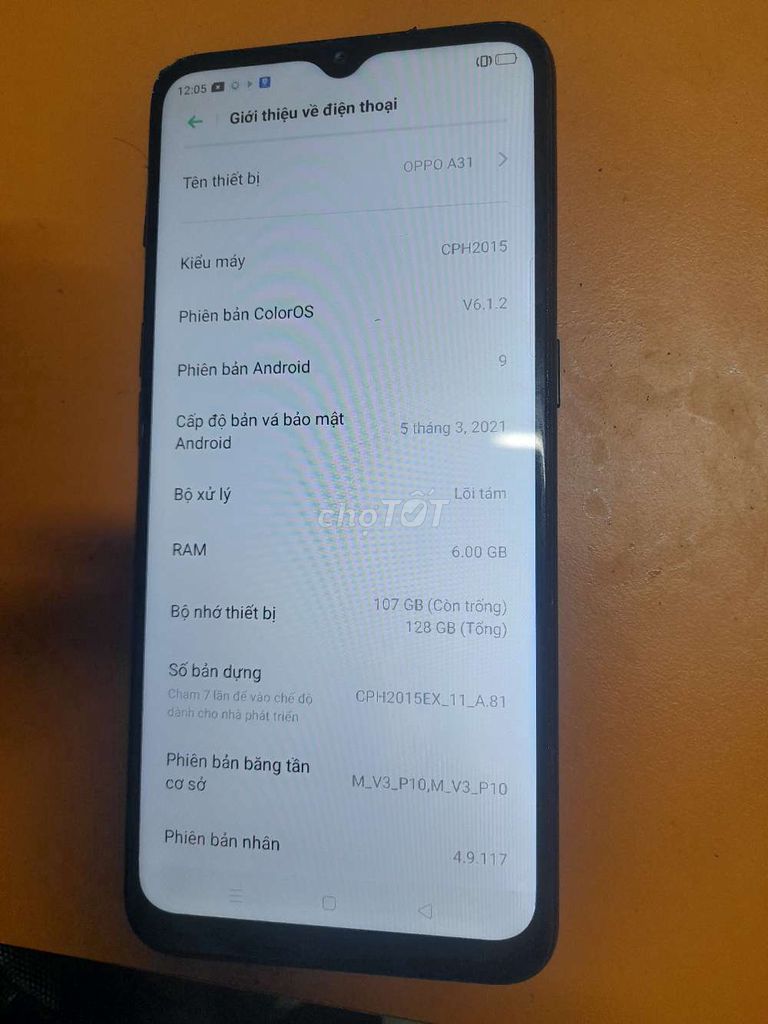 Oppo A31 128GB Đen. Mua bán Điện thoại tại Thành phố Biên Hòa Đồng Nai được đăng bởi Trung Hoang hình 1