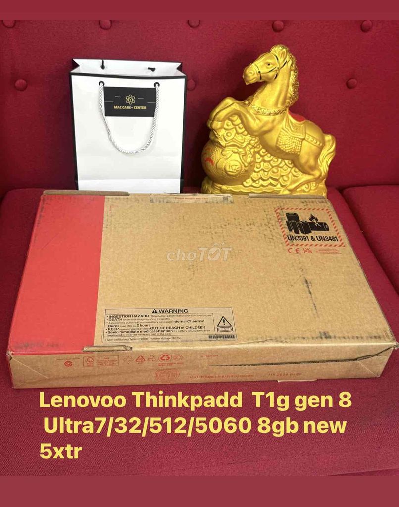 Thinkpad T1g gen 8 Ultra7/32GB/512G/5060 new. Mua bán Laptop tại Quận Phú Nhuận Tp Hồ Chí Minh được đăng bởi Maccarecenter phong maccare   hình 1