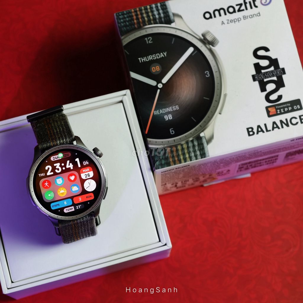 Amazfit Balance 1 Nylon Chính Hãng Fullbox 97 98%. Mua bán Thiết bị đeo thông minh tại Quận 11 Tp Hồ Chí Minh được đăng bởi HOÀNG SANH SPORTS hình 1
