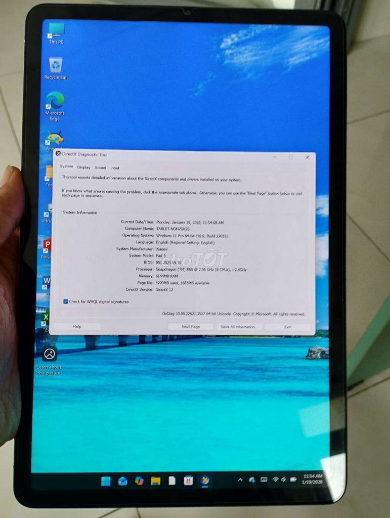 Xiaomi Pad 5 6GB/128GB Trắng. Mua bán Máy tính bảng tại Huyện Bình Chánh Tp Hồ Chí Minh được đăng bởi Hy Nguyen hình 1