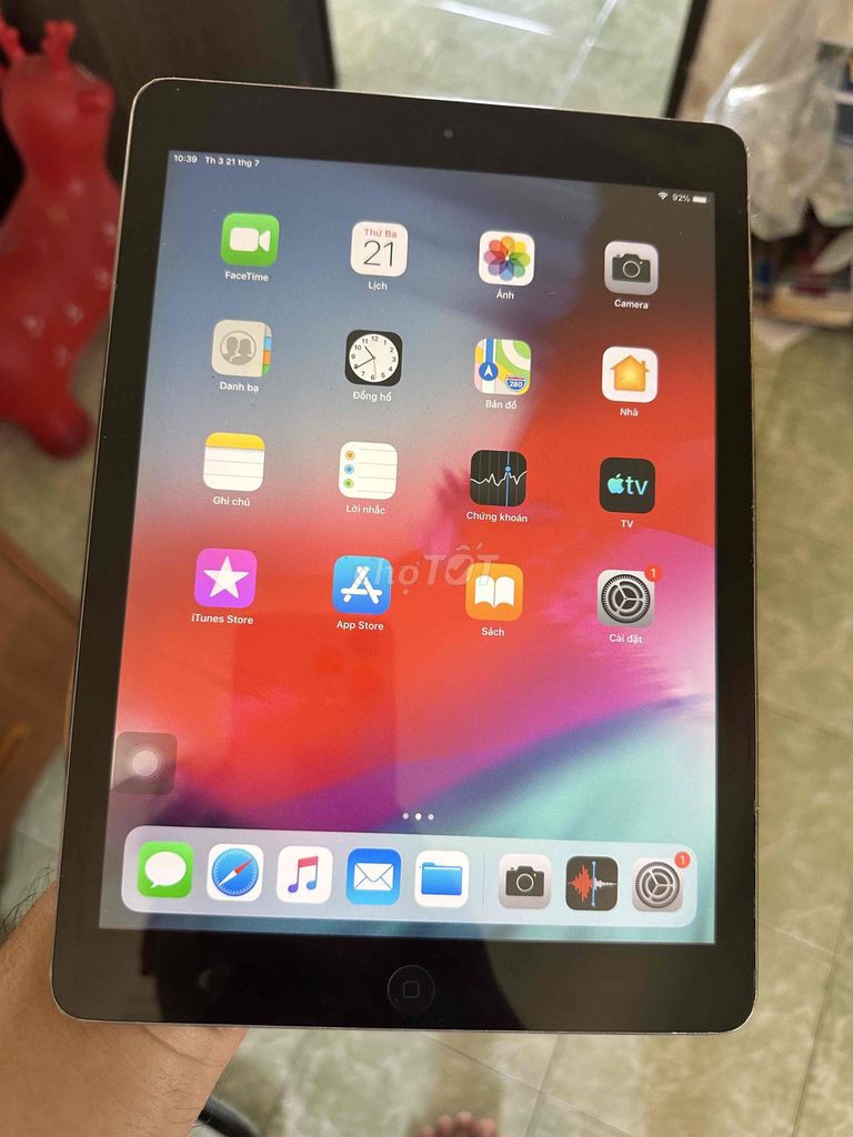 Apple iPad Air 1 16GB Wifi Xám. Mua bán Máy tính bảng tại Thành phố Bà Rịa Bà Rịa - Vũng Tàu được đăng bởi Duc Duc Nguyen hình 1