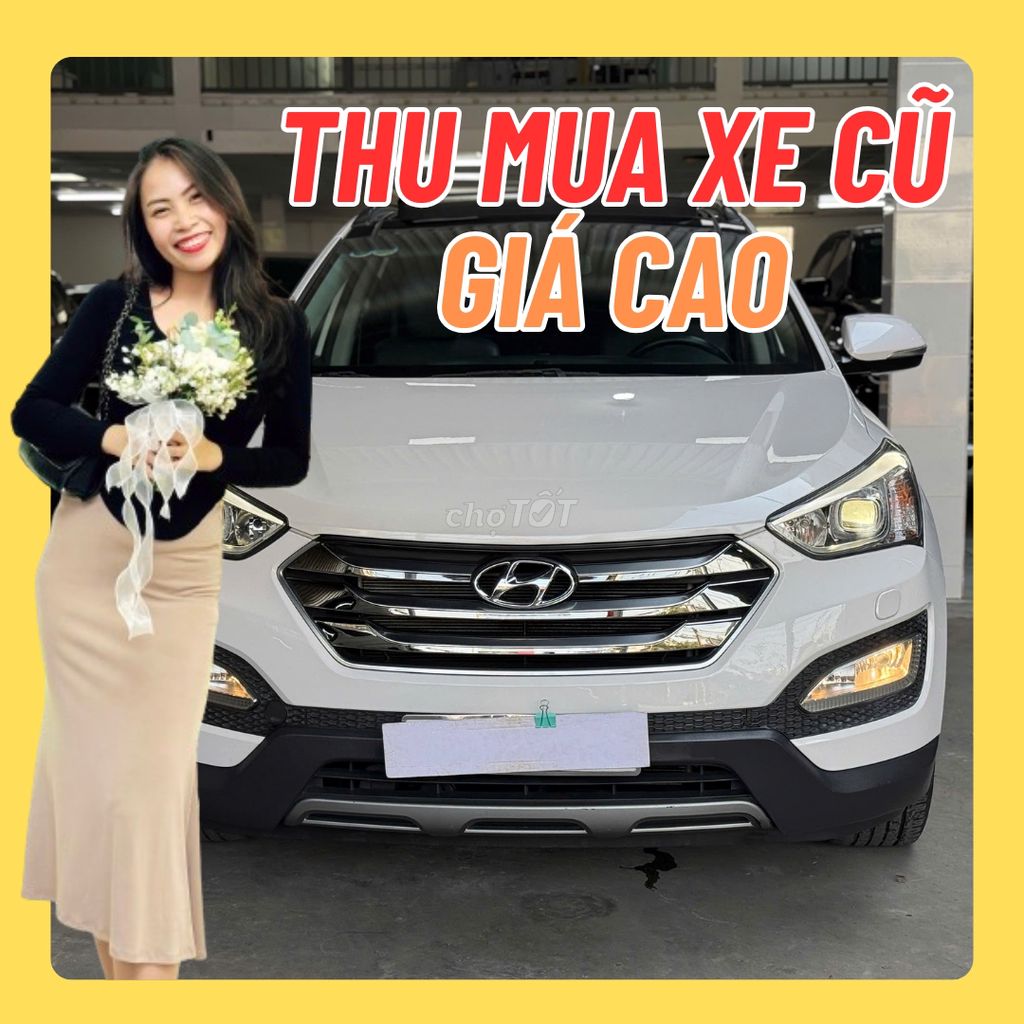 Hyundai Santa Fe 2015 máy xăng 2 cầu, full ls hãng