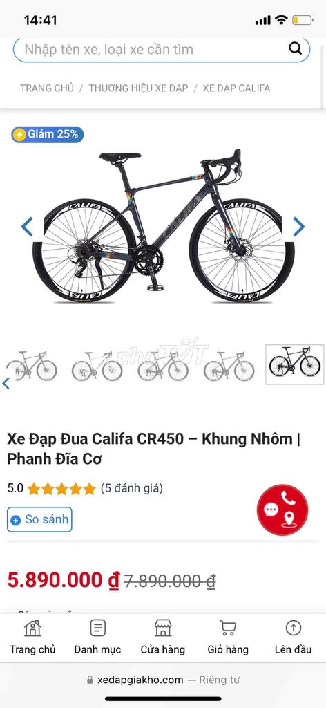 CẦN BÁN CALIFA CR450 MỚI CÒN BẢO HÀNH