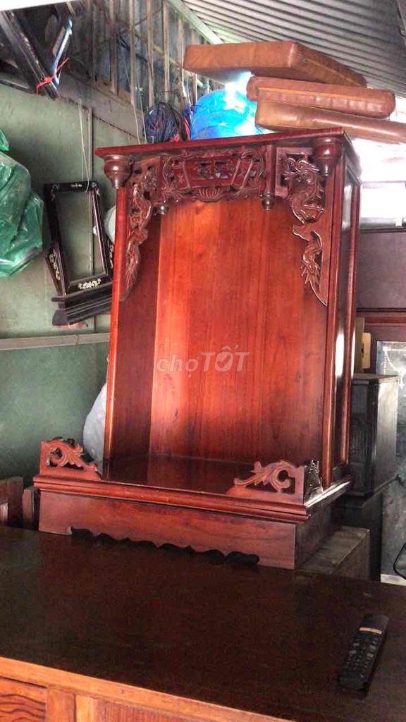 Bàn thờ Gỗ tự nhiên 60x86x48cm Còn tốt. Mua bán Nội thất, đồ gia dụng khác tại Quận Gò Vấp Tp Hồ Chí Minh được đăng bởi Phùng Cường hình 1