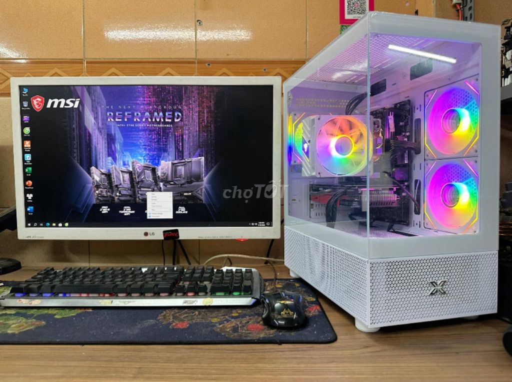 H510-i5 10400F/RAM 16GB/ SSD 256GB/ VGA 1660 . Mua bán Máy tính để bàn tại Quận Thanh Khê Đà Nẵng được đăng bởi LINH KIỆN PC CARD ĐỒ HOẠ hình 1