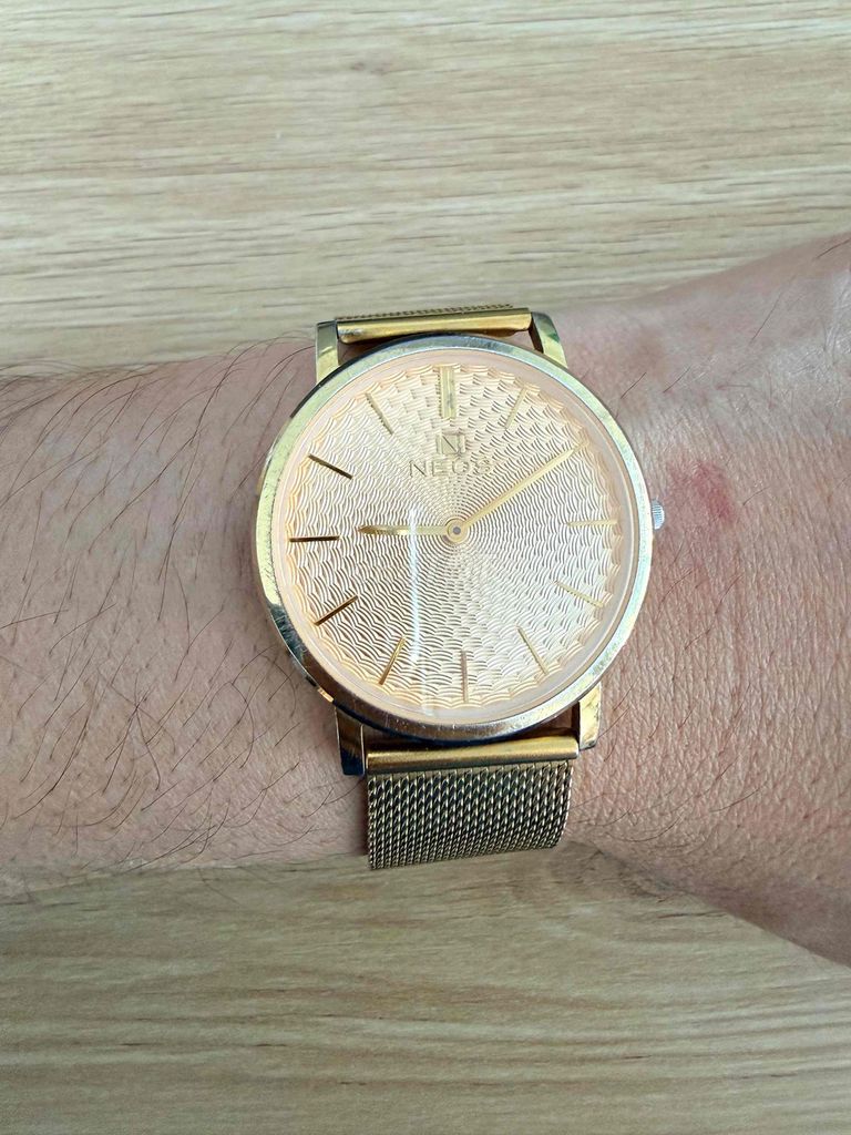 Đồng hồ Neos N-40577M Nam Vàng. Mua bán Đồng hồ tại Huyện Đông Hưng Thái Bình được đăng bởi Đặng Thủy hình 1