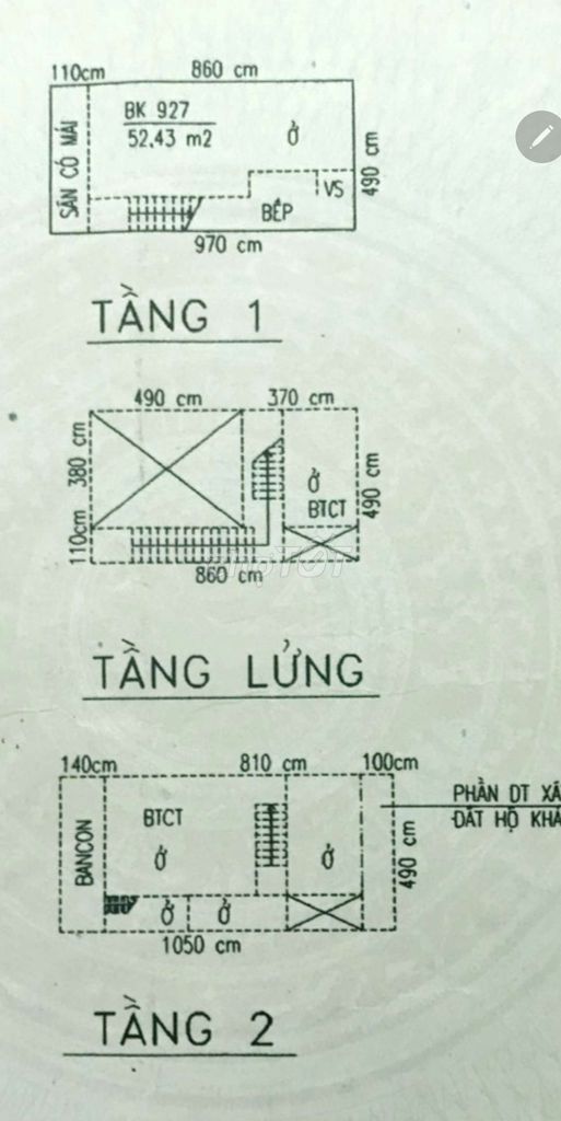 hẻm thẳng ngô quyền f5 dt: 5x10