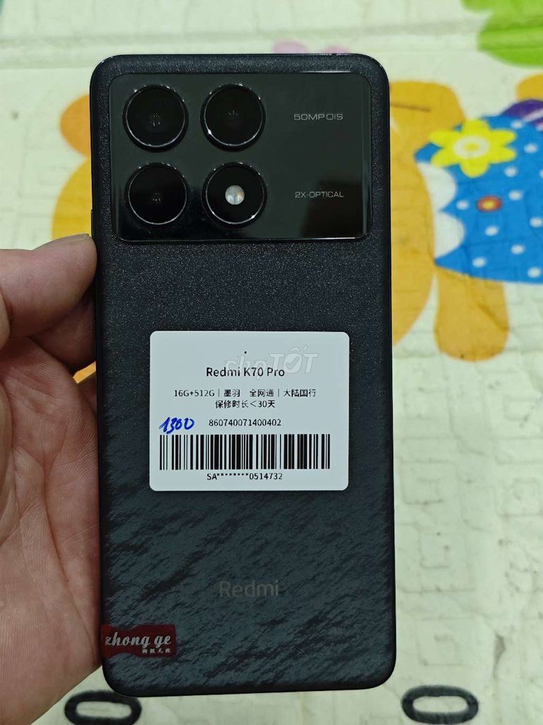 Xiaomi Redmi K70 Ultra Đen 16GB/512GB. Mua bán Điện thoại tại Quận Hoàng Mai Hà Nội được đăng bởi Nguyennoi hình 1