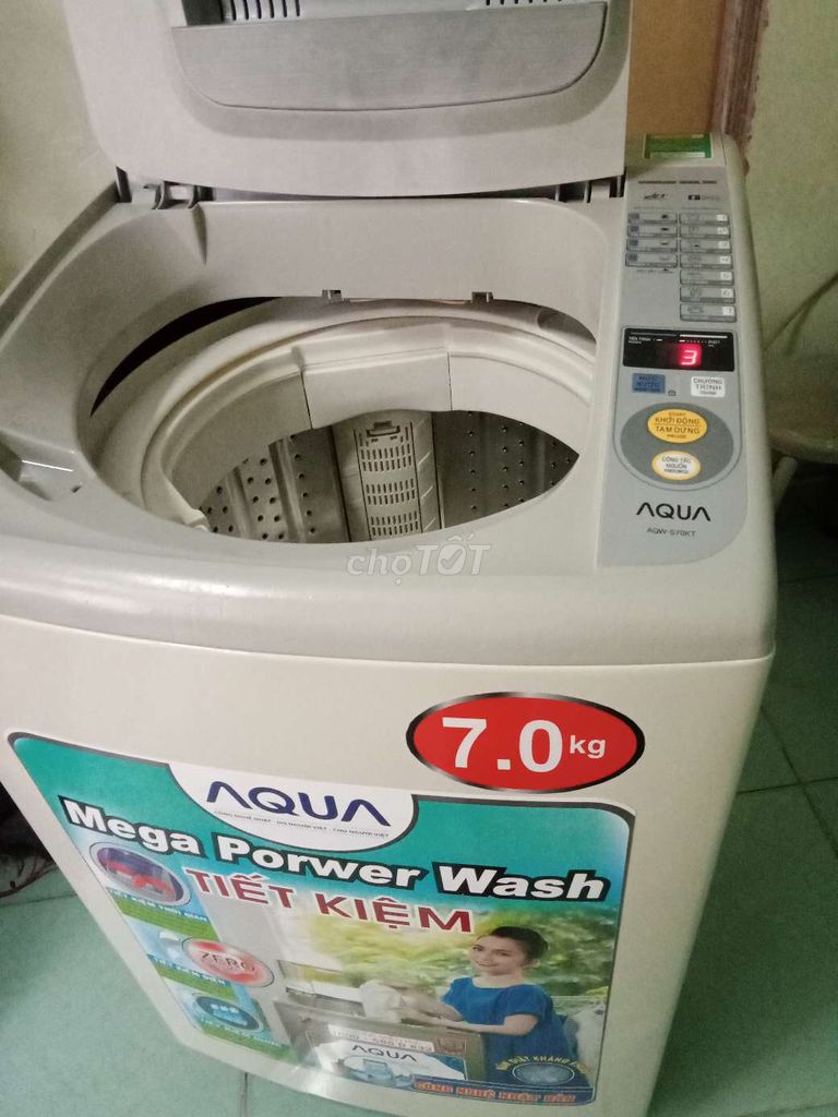 Máy giặt AQUA 7 kg đời mới giao hàng tận nơi