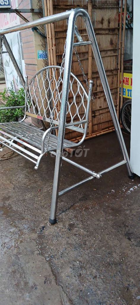 Ghế xích đu Inox 304 Bạc. Mua bán Nội thất, đồ gia dụng khác tại Huyện Bình Chánh Tp Hồ Chí Minh được đăng bởi BA hình 1