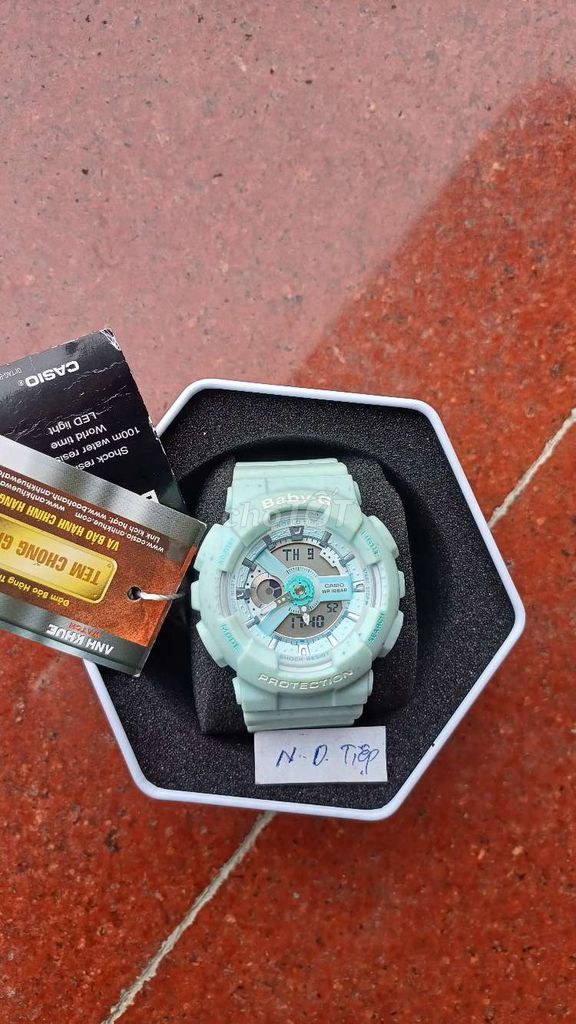 Đồng hồ Casio Baby-G Nữ Xanh Ngọc Nhựa. Mua bán Đồng hồ tại Huyện Quỳnh Phụ Thái Bình được đăng bởi gshock whatch hình 1