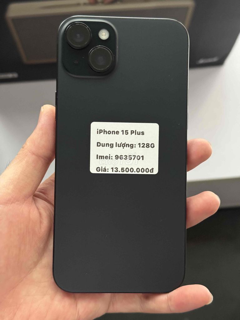iPhone 15 Plus 128GB Đen máy đẹp keng giá tốt. Mua bán Điện thoại tại Thành phố Buôn Ma Thuột Đắk Lắk được đăng bởi Nguyễn Hoàng hình 1