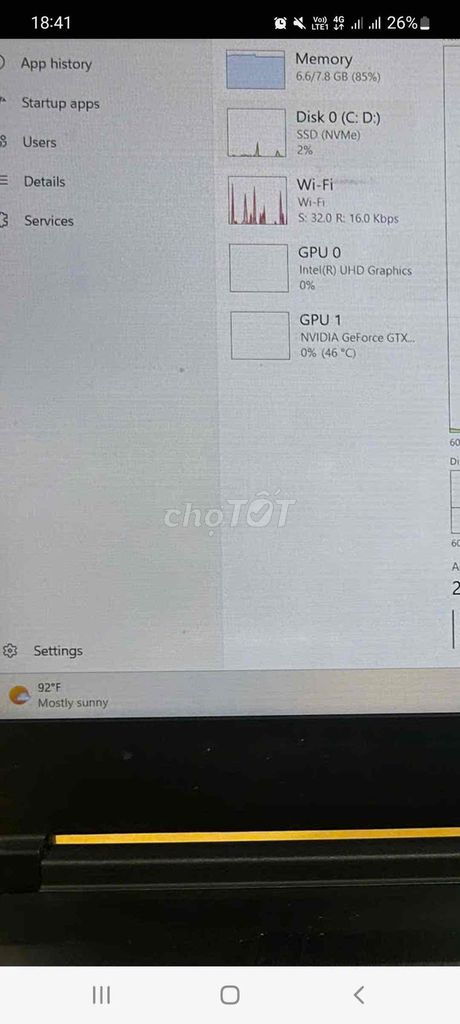 MSI GF63 THIN 10SC i7-10750H 15.6 inch 8GB/512GB. Mua bán Laptop tại Quận Liên Chiểu Đà Nẵng được đăng bởi Uyên Bảo hình 1
