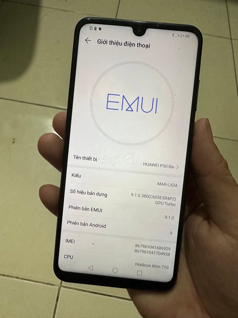 Huawei P30 Lite 4GB 128GB Đen. Mua bán Điện thoại tại Quận 1 Tp Hồ Chí Minh được đăng bởi Hội Đồ Điện Tử hình 1