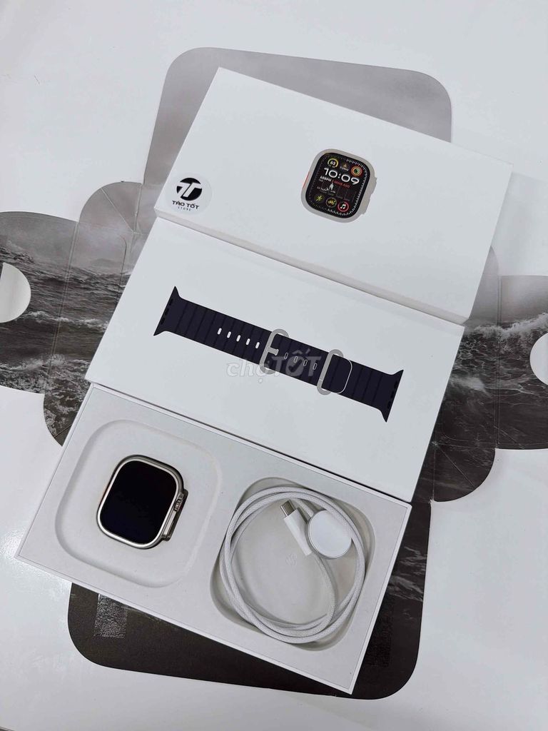 Apple Watch Ultra 2 Titan Bạc Fulbox Bh T11/2026. Mua bán Thiết bị đeo thông minh tại Quận 10 Tp Hồ Chí Minh được đăng bởi Lynh My Apple  hình 1