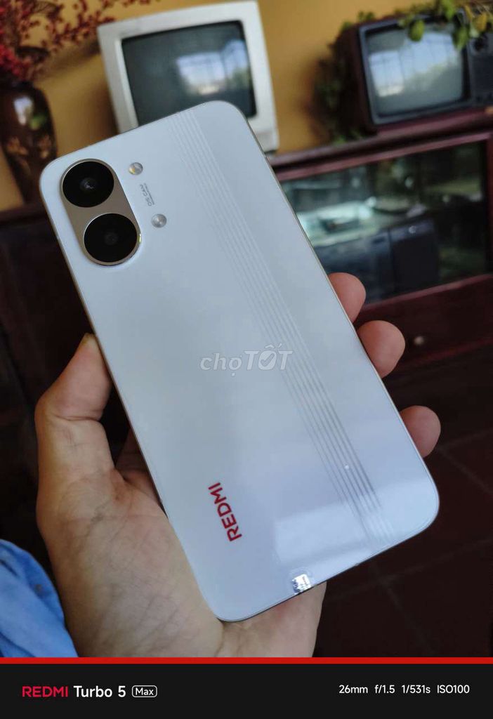 Xiaomi Redmi Turbo 5 Max 256GB Trắng. Mua bán Điện thoại tại Quận 10 Tp Hồ Chí Minh được đăng bởi LuckyNK hình 1