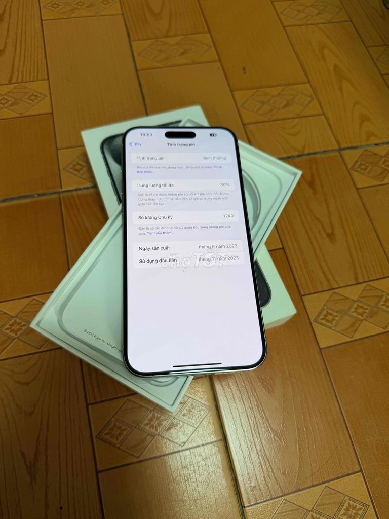 Apple iPhone 15 Pro Max 512GB Trắng Mỹ 99%. Mua bán Điện thoại tại Quận 6 Tp Hồ Chí Minh được đăng bởi Laptop Phương Nghi hình 1