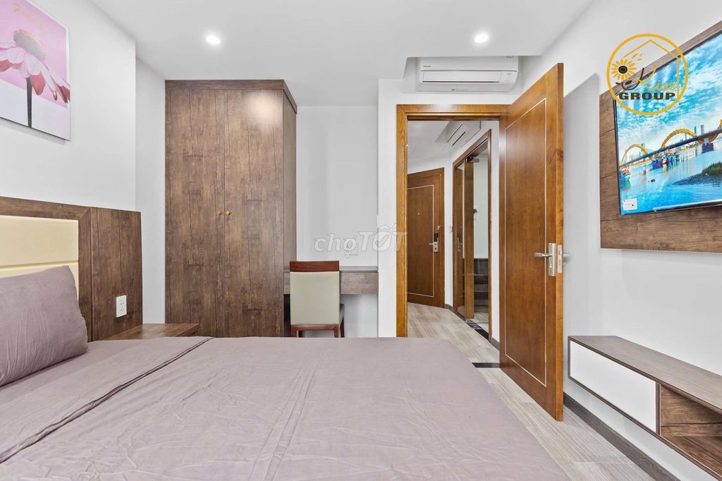 Cho thuê căn hộ 1PN Phan Tôn, Ngũ Hành Sơn, Đà Nẵng - Full nội thất