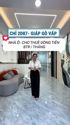 Nhà bán 4PN hẻm xe hơi Gò Vấp - Quận 12, 2.87 tỷ