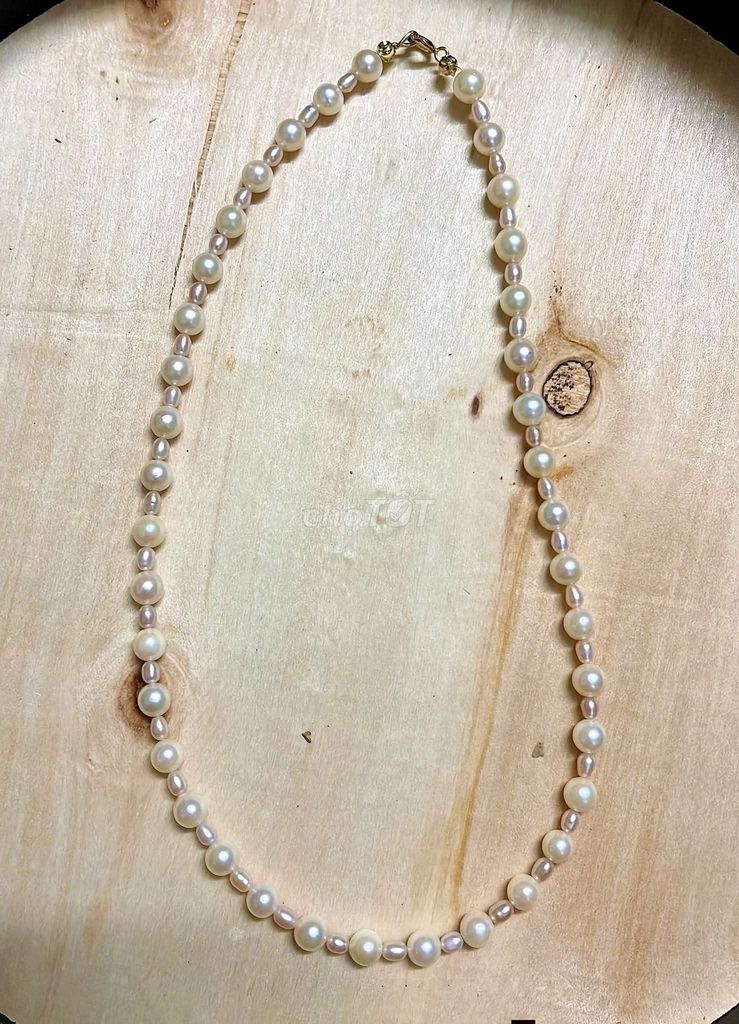 Vòng cổ ngọc trai Akoya nữ trắng ngà. Mua bán Phụ kiện thời trang khác tại Thành phố Thủ Đức Tp Hồ Chí Minh được đăng bởi Tý Perfume hình 1