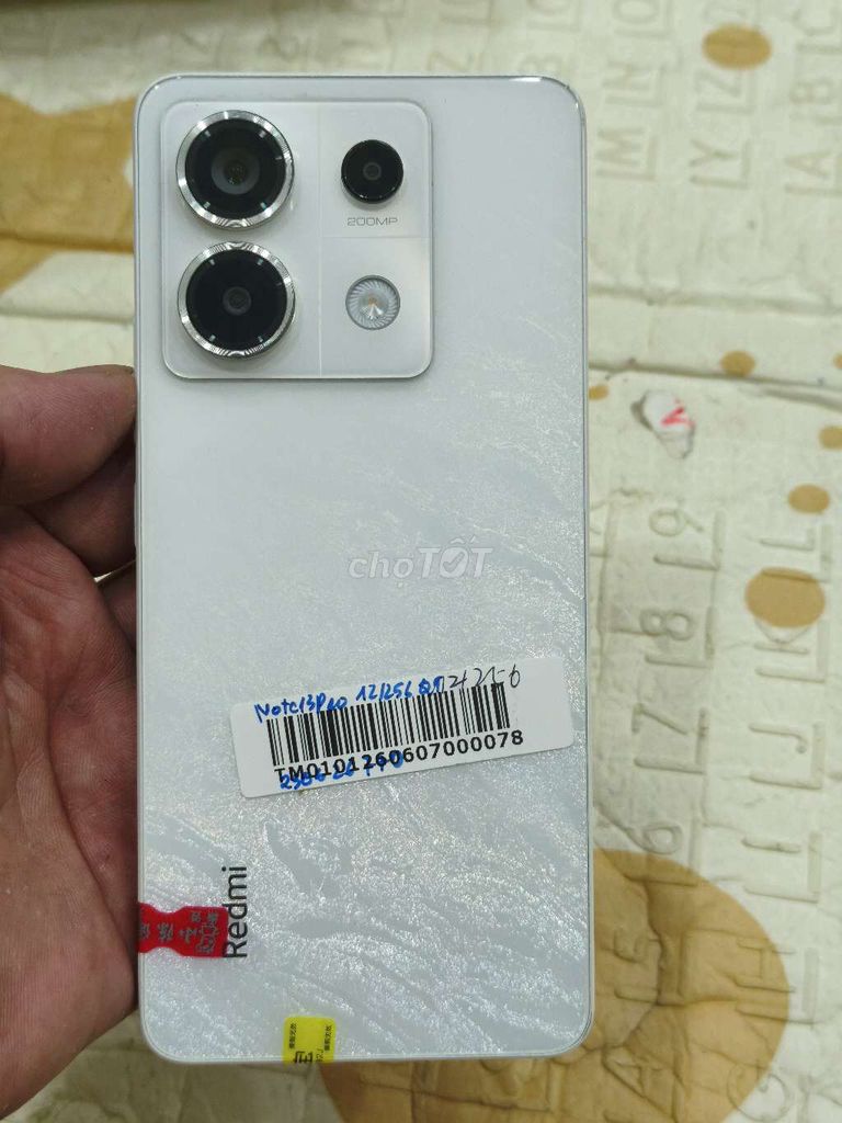 Xiaomi Redmi Note 13 Pro 12GB/256GB Trắng. Mua bán Điện thoại tại Quận Hoàng Mai Hà Nội được đăng bởi Nguyennoi hình 1